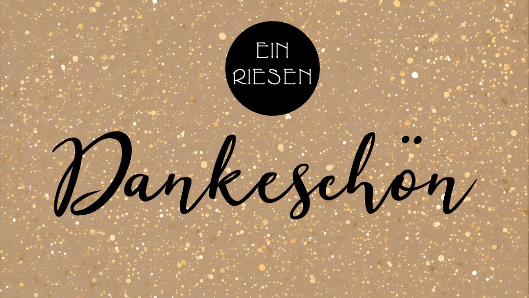 Ein großes Dankeschön